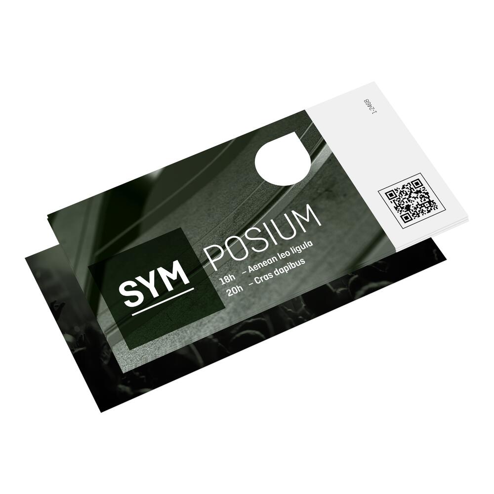 1.000 Eintrittskarten mit Druck | 8,5 cm x 5,5 cm | Visitenkartenformat | 300 g/m² Bilderdruck