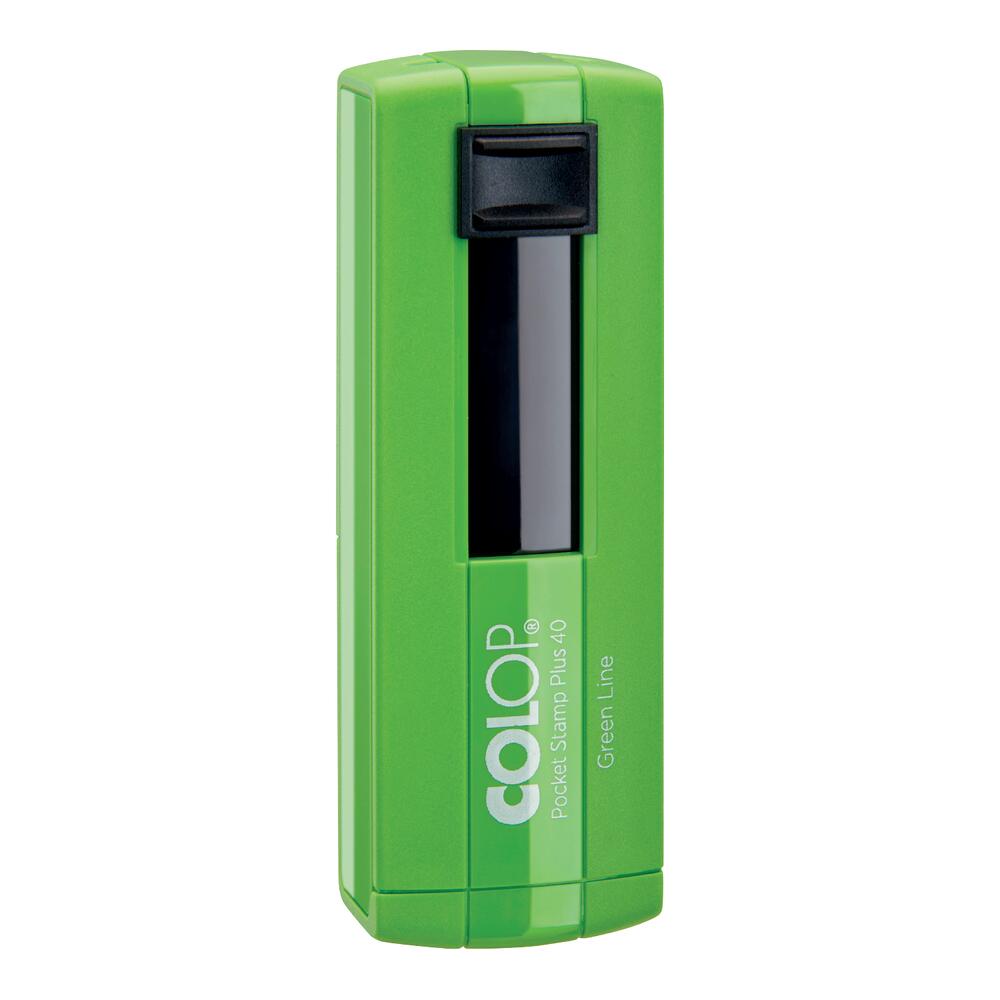 Colop Taschenstempel | 5,9 x 2,3 cm | Colop Pocket Stamp Plus 40 Green Line