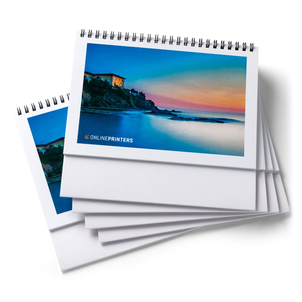 25 Tischkalender A5 | 170 g/m² Bilderdruckpapier
