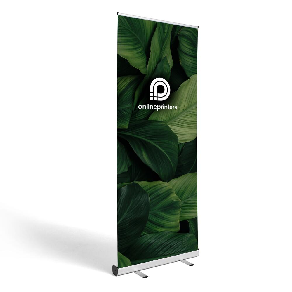 Rollup Banner Standard | 100 x 200 cm | Druck & Transporttasche | 500 g/m² PVC matt