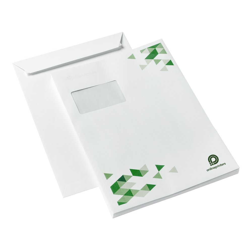 1.000 Briefumschläge C4 | 90g/m² Offsetpapier