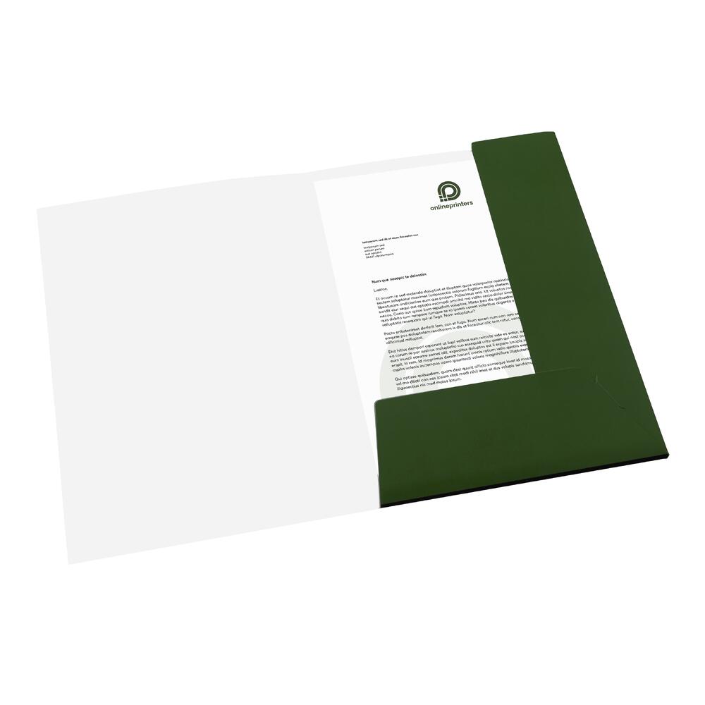 250 Mappen A4 mit Laschen | 400 g/m² Bilderdruck | einseitig bedruckt