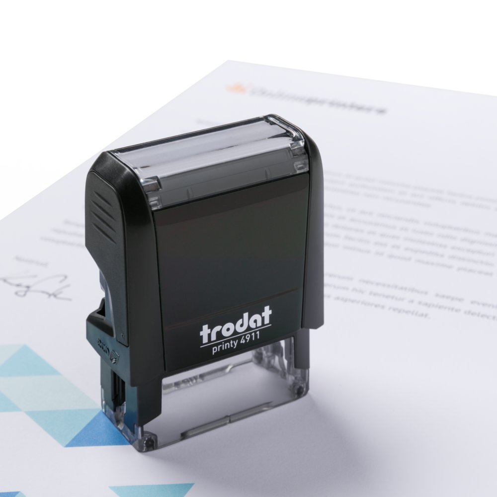 Trodat Printy Stempel | 3,8 x 1,4 cm | inkl. Stempelkissen