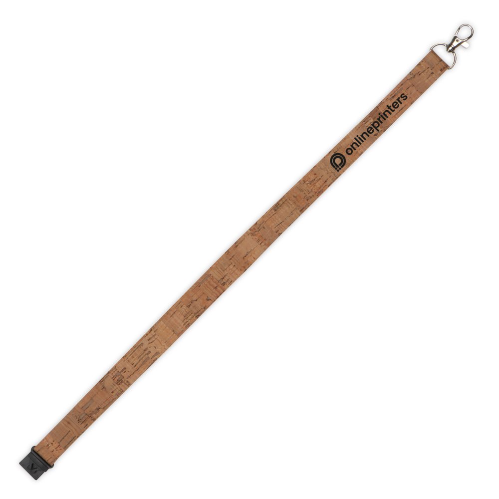 100 Lanyards aus Kork mit Druck