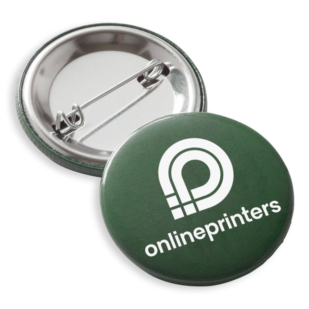 10 Buttons mit Druck | | Ø 3,7 cm | Nadelverschluss