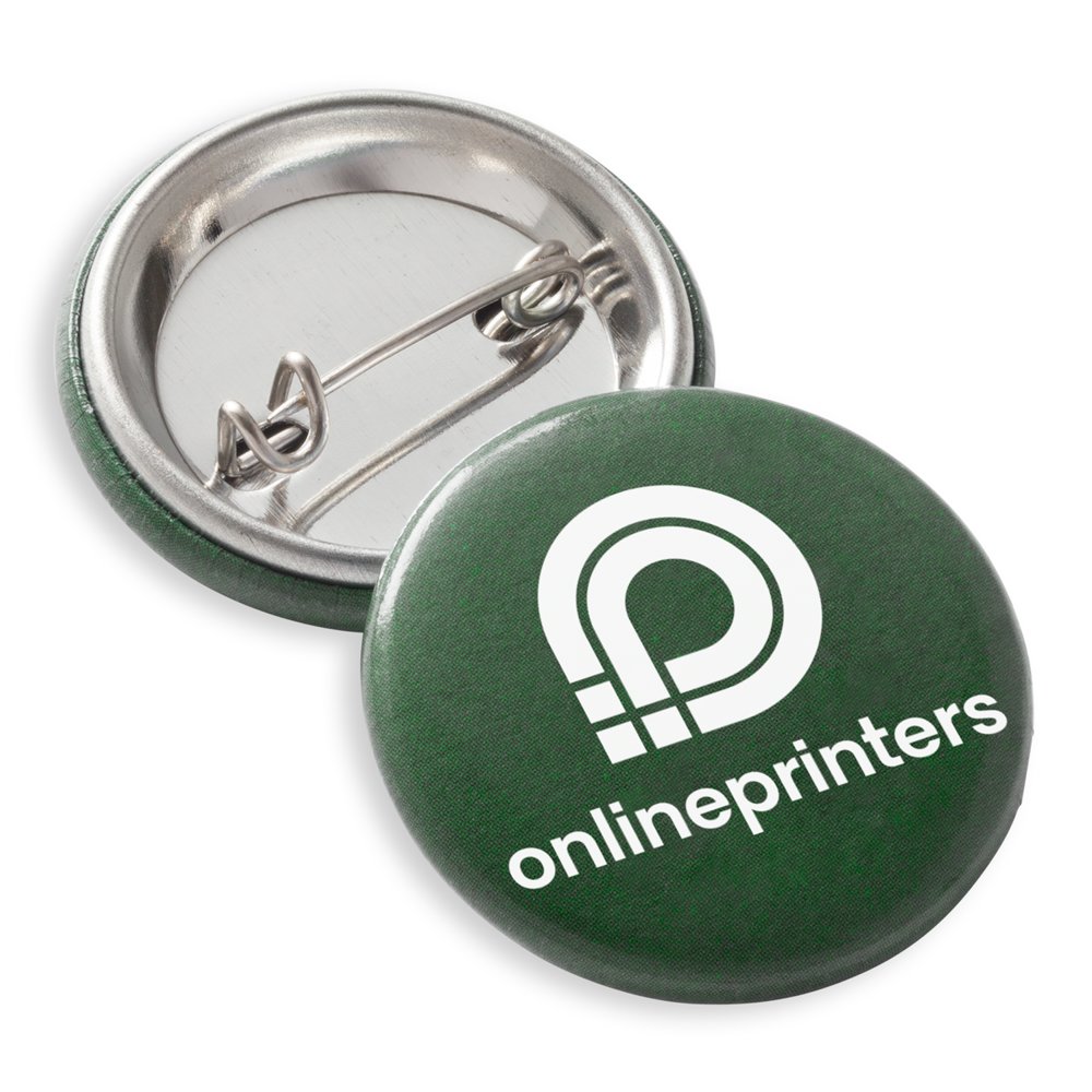 100 Buttons mit Druck | ø 2,5 cm