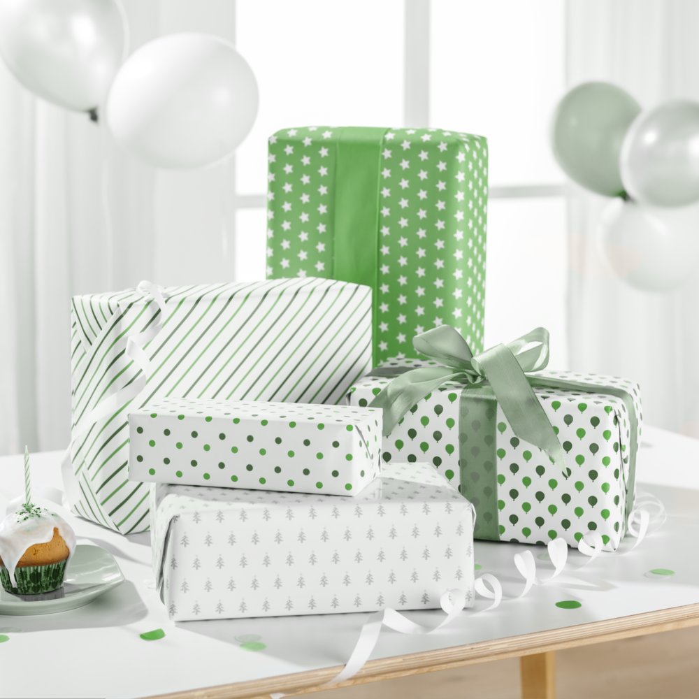 Geschenkpapier B1 | 100 Bögen | 130 g/m² Bilderdruck | einseitig bedruckt
