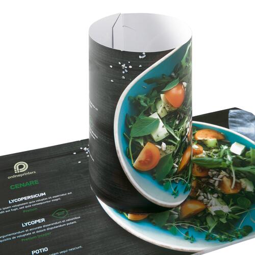 Zylindrischer Aufsteller.