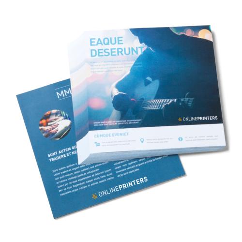 Flyer, CD-Format, beidseitig bedruckt 1