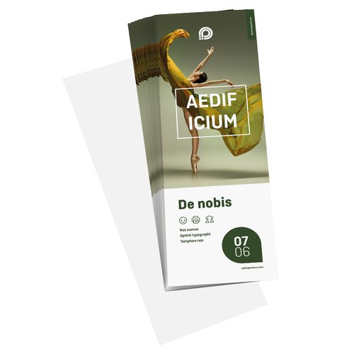 Flyer, DL, einseitig bedruckt 1