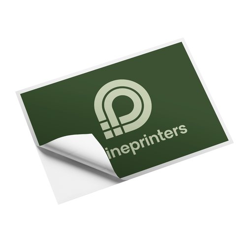 Papier-Aufkleber, ablsbar.