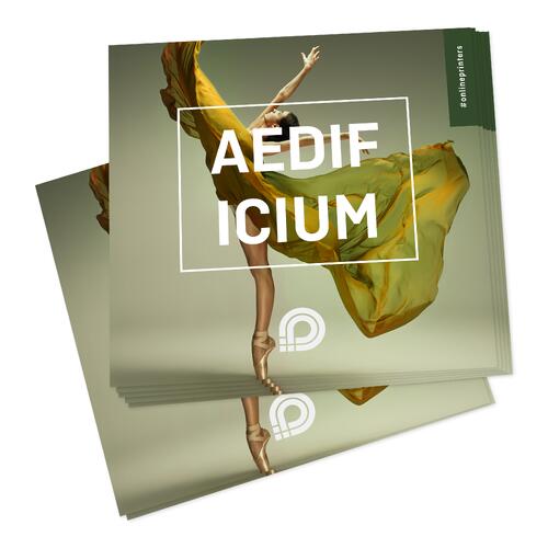 Papier-Aufkleber in runder Form.