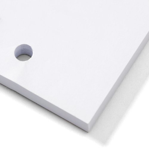 Briefpapier mit Lochung.