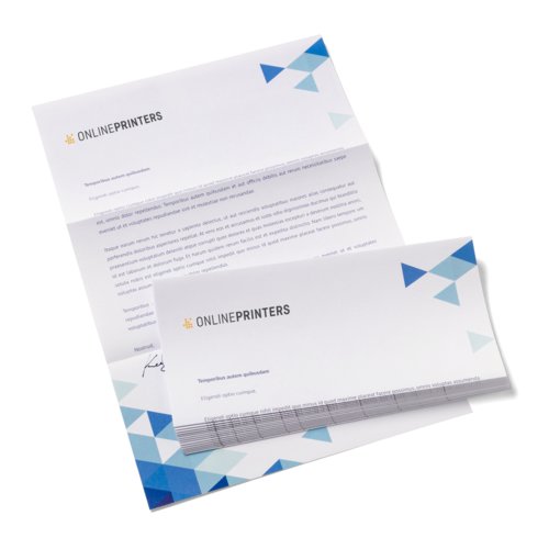 Papier Briefpapier, einseitig bedruckt.