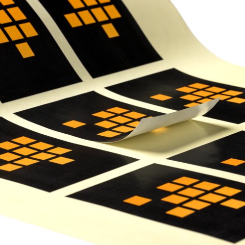 Klebeetiketten, A6-Quadrat 3