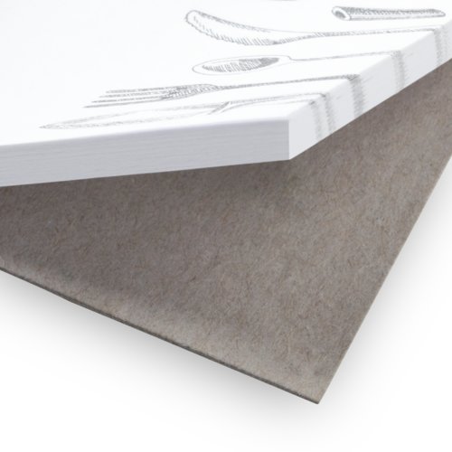 Papier Schreibblock mit verstrkter Rckseite.