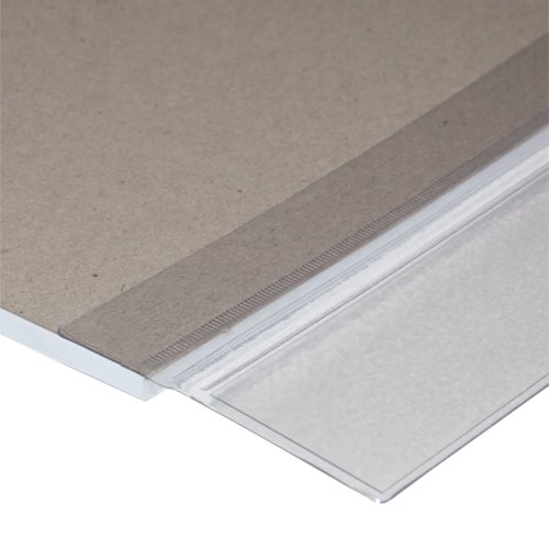 Papier-Schreibtischunterlage mit transparenter Kunststoffhlle.