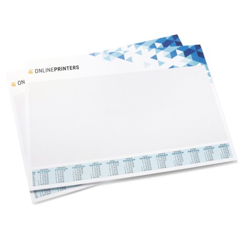 Papier Schreibtischunterlage, individuell gestaltbar.