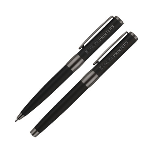 senator® Black Line Set Kugelschreiber und Füllhalter mit Etui 1
