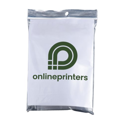 Papierprodukt in Plastikverpackung mit Aufhngelochung.