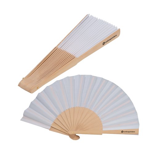 Papierfcher mit Holzgriff zum Auffchern.