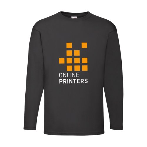 Langes Baumwoll-Shirt mit langen rmeln und Rundhalsausschnitt.