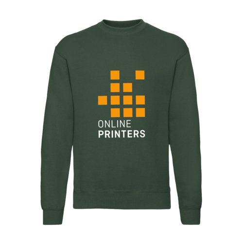 Grnes Sweatshirt aus Baumwolle mit langen rmeln.