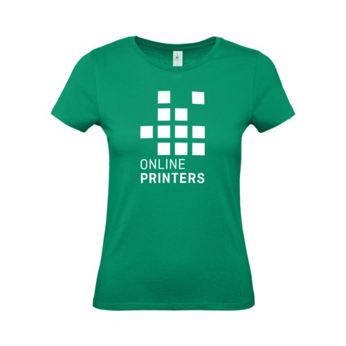 Grnes T-Shirt aus Baumwolle mit kurzen rmeln.