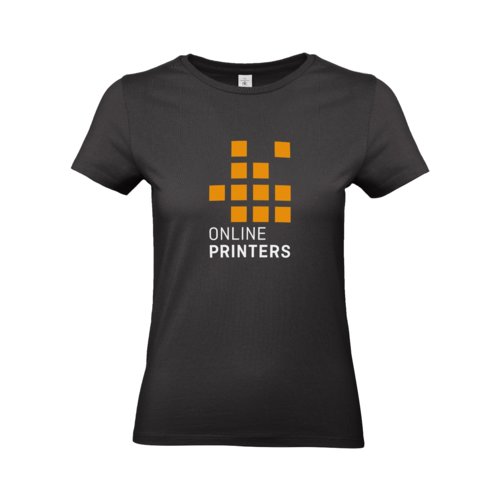 Schwarzes T-Shirt aus Baumwolle mit kurzen rmeln.