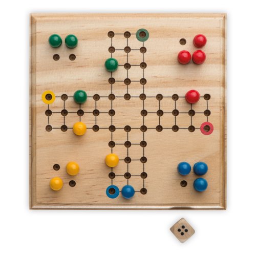 Holz-LUDO-Spiel Hakkâri 3