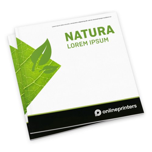 Kataloge Klebebindung Öko-/Naturpapier, A3-Quadrat 2