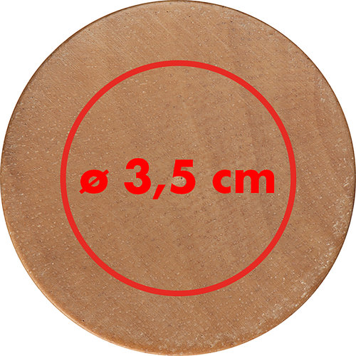 Holz Salz- und Pfeffermühle mit Mahlwerk.
