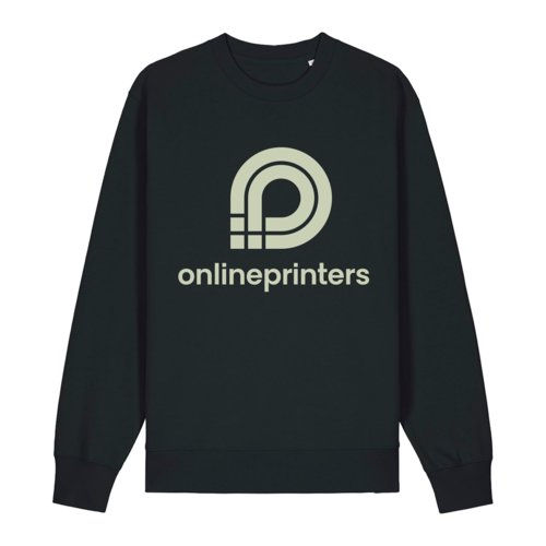 Dunkelgraues Sweatshirt aus Baumwolle, Unisex.