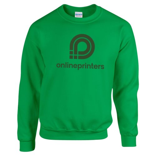 Grnes Sweatshirt aus Mischgewebe fr Herren.