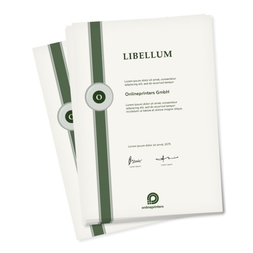 Urkunden aus Papier.