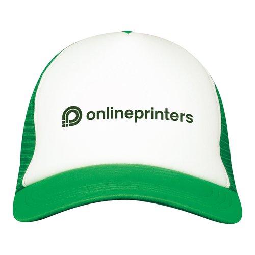 Mehrfarbige Trucker Cap mit Mesh-Einstzen.