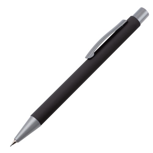 Schwarzes Schreibset mit Kugelschreiber und Minenbleistift.