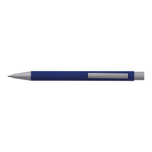 Blaues Schreibset mit Kugelschreiber und Etui.