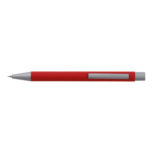 Rotes Schreibset mit Kugelschreiber und Etui.