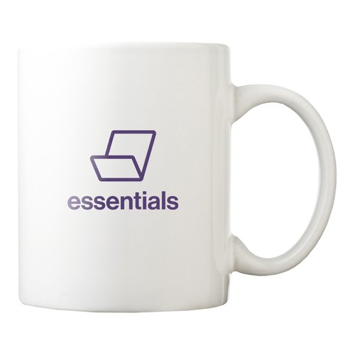 Keramik Tasse mit Henkel.