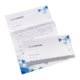 Papier Briefpapier, einseitig bedruckt.