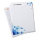 Papier Briefpapier, beidseitig bedruckbar.