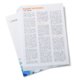 Weisses Briefpapier, beidseitig bedruckbar.