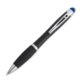 Blauer Kugelschreiber aus Metall mit Touch-Pen und Clip.