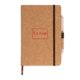 Kork Notizbuch mit Gummiband und Stifthalter.
