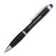 Blauer Metall-Kugelschreiber mit Touch-Pen und Clip.