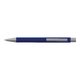 Blaues Schreibset mit Stift und Etui.