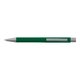 Grnes Schreibset mit Stift und Etui.