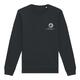 Dunkelgraues Sweatshirt aus Stoff mit langen �rmeln.
