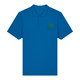 K�nigsblaues Poloshirt aus Bio-Baumwolle f�r Herren.